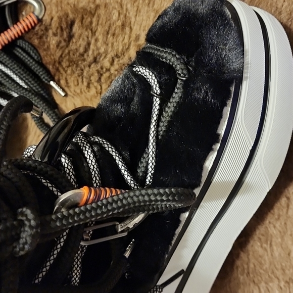 HOGAN ANKLE BOOTS WOMEN ECO FUR BLACK new fashion - Picture 8 of 16